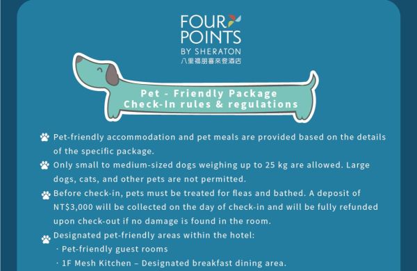 Pet - Friendly Package Check-In rules & regulations